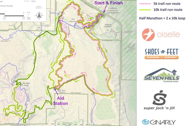 Paradise Valley Trail Run course map 2019
