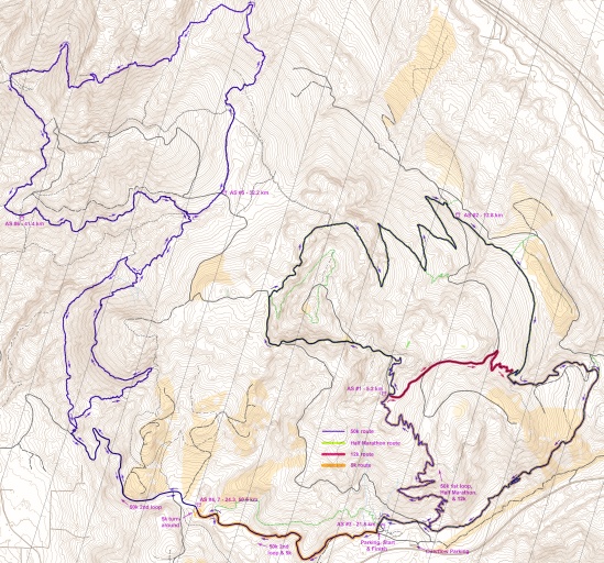 2021 Tiger Mountain Trail Run route map