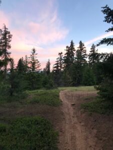 Quartz Creek Trail 949 at Sunset